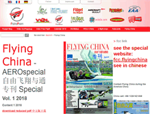 Tablet Screenshot of flyingchina.net